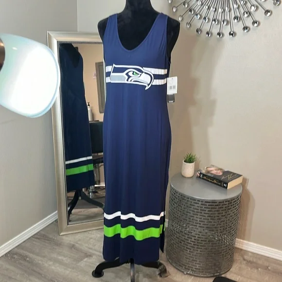 New Seattle Seahawks stylish maxi dress - Picture 1 of 10